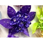 Silk Purple Flower with Rhinestones All Purpose Craft Flower Baby Shower Birthday or Wedding